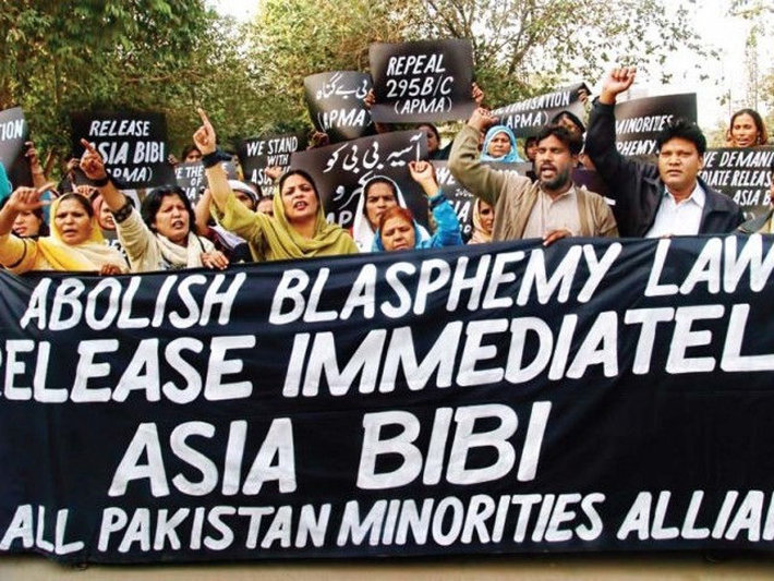 Blasphemy Law protest